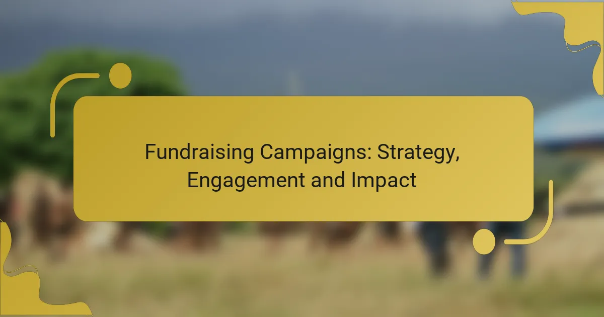 Fundraising Campaigns: Strategy, Engagement and Impact