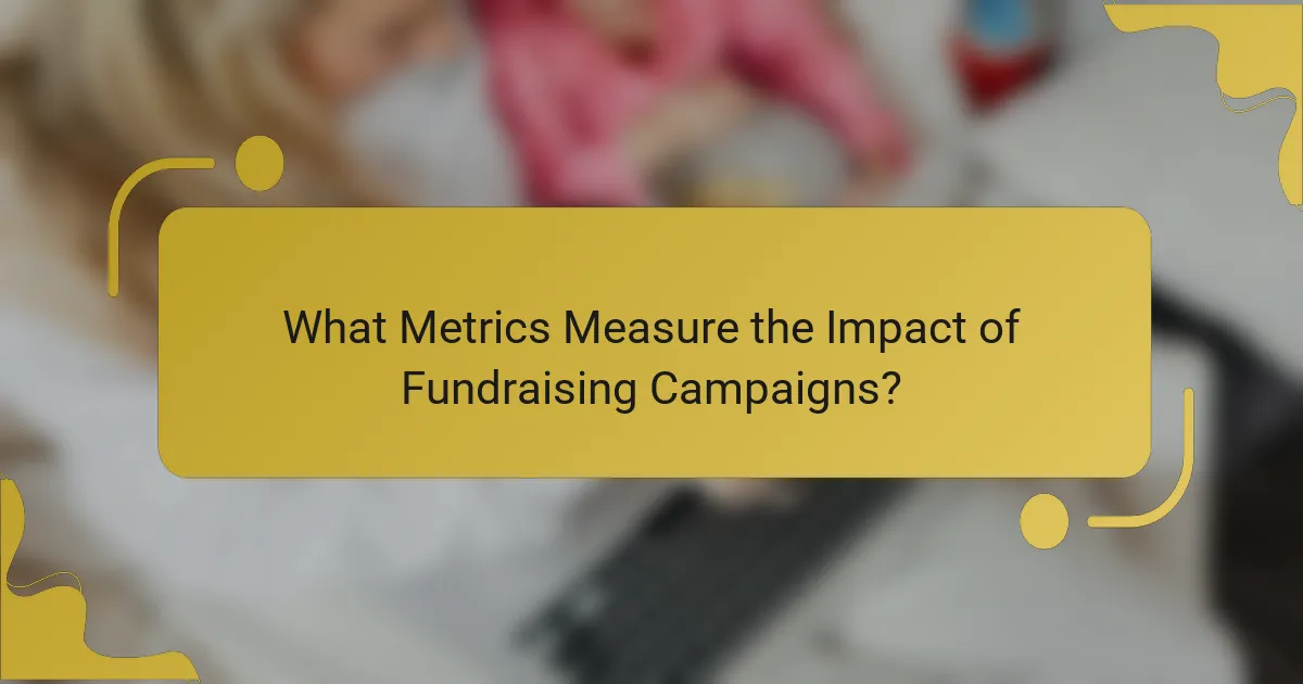 What Metrics Measure the Impact of Fundraising Campaigns?