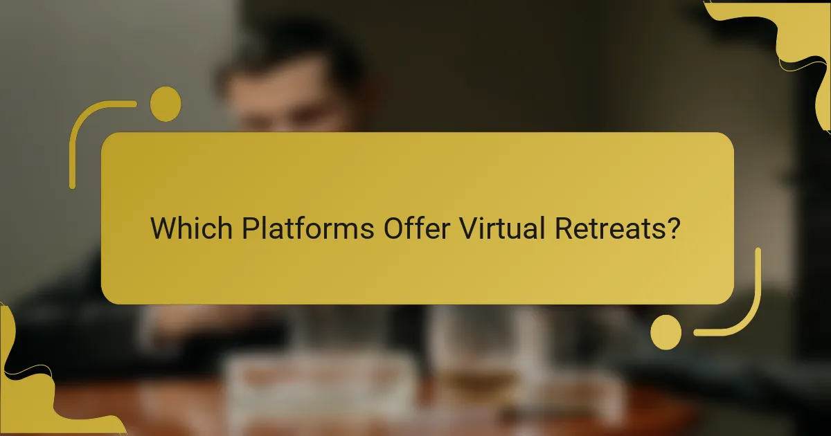 Which Platforms Offer Virtual Retreats?